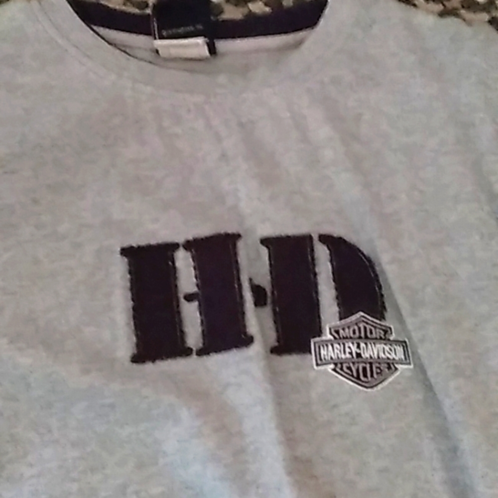 Harley Davison t-shirt Grey mens